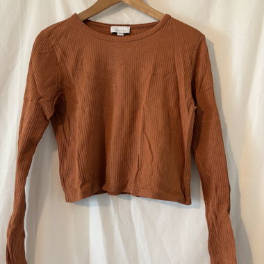 Topshop Geripptes Longsleeve