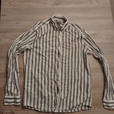 Camicia a righe AVVA con bottoni CONSEGNA GRATUITA