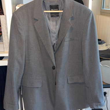 Blazer gris Pull&Bear 