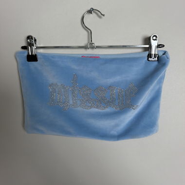 Miss Me Blue Tube Top