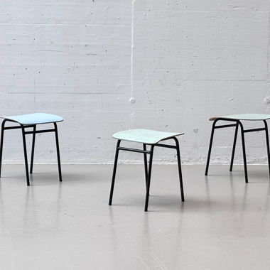 3 sgabelli Kelko originali vintage — classici del design 
