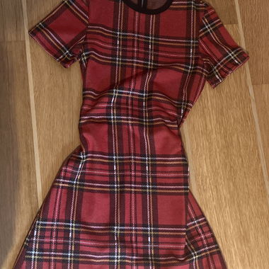 plaid dress