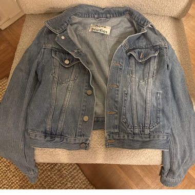 Veste en jean Acne Studios Croped
