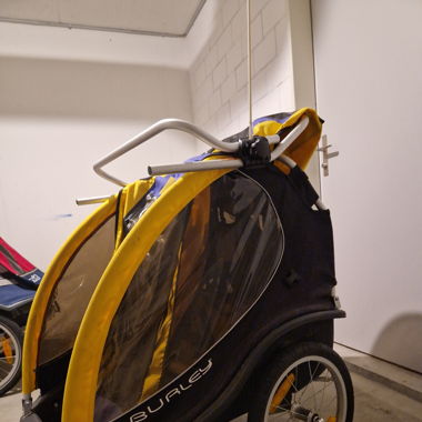 Burley Fahrradanhänger Veloanhänger 2-Sitzer 