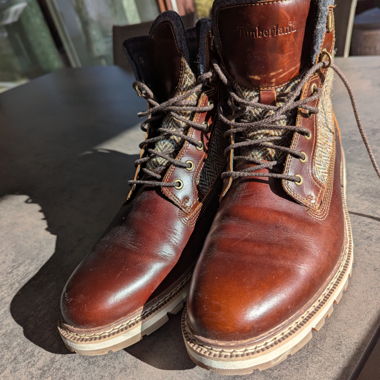 Stivali Timberland in pelle marrone EU 44