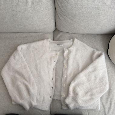 Gilet duveteux blanc