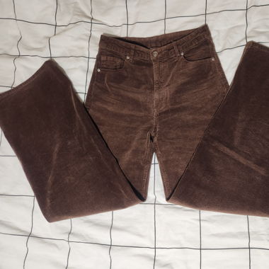 Braune Cordhose
