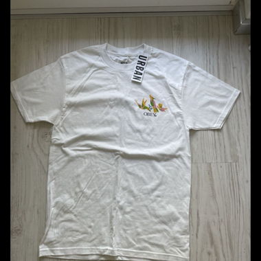 NEW Obey White Bird T-Shirt S Urban Outfitters