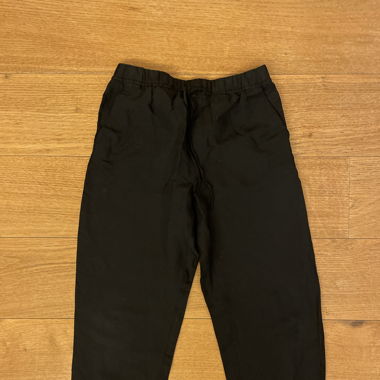 Leinen Hosen Schwarz