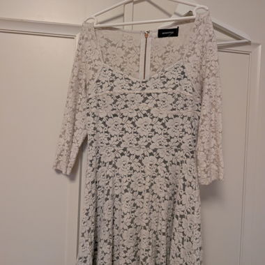 MINKPINK lace dress cream, size M
