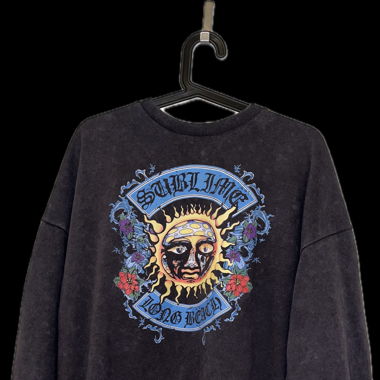pullover sun print