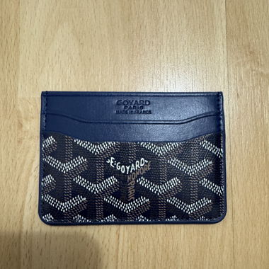 Goyard Navy Cardholder