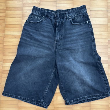 Shorts en denim noir/jorts