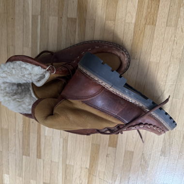 Brown Winter Leather Shoes