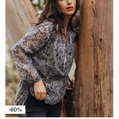 Blouse imprimée Captain Tortue