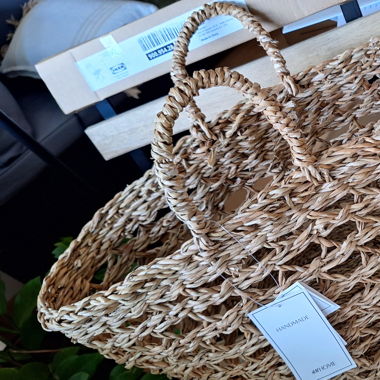Flechtkorb/Tasche (100% Seegras)