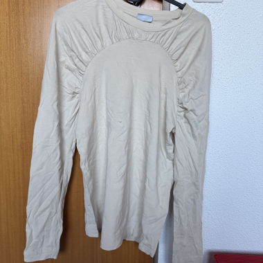 Top premaman Schwange, Maternity Tg. S, Beige
