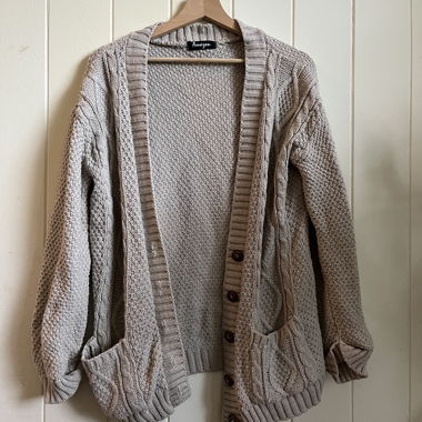 Cardigan brun clair