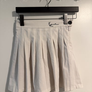 White Pleated Skirt