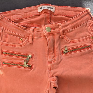 Oranger Skinny-Jeans TALLY WEiJL Grösse 34