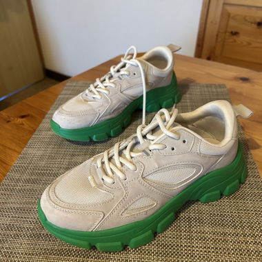 Green Chunky Sneakers