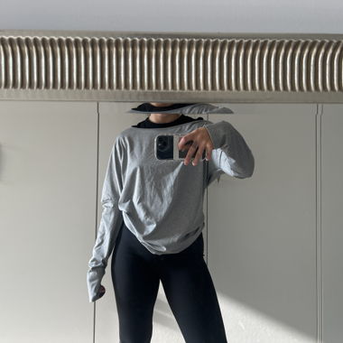 Gray sweater