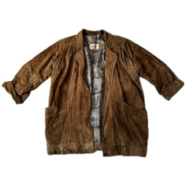 giacca oversize marrone