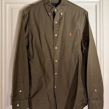 Camicia Ralph Lauren kaki Classic Fit