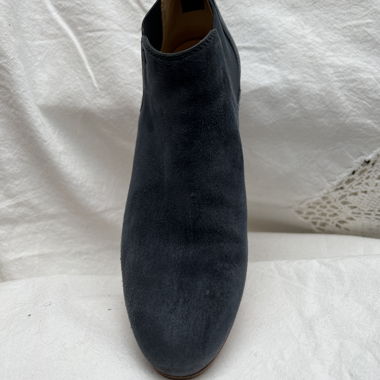 Stivaletti Tod's in camoscio blu