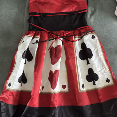 Abito da costume con carte