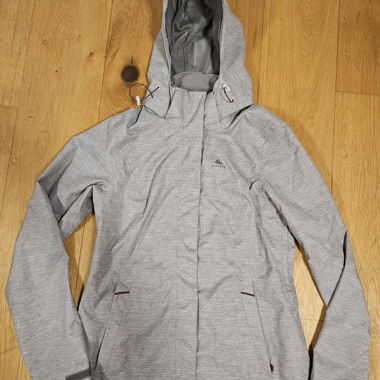 Quechua Grey Rain Jacket