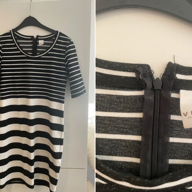 Vila Striped Dress Size S