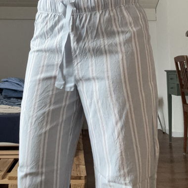 gestreifte Pyjamahose