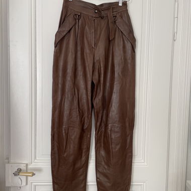 Brown Leather Lederhosen