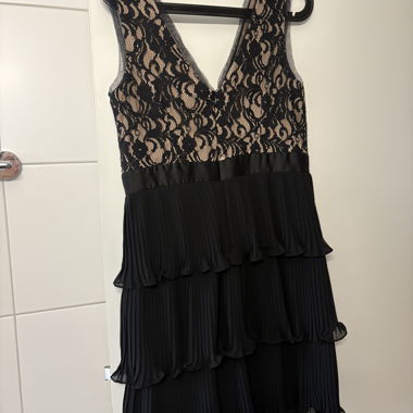 Abito festivo nero / nude 