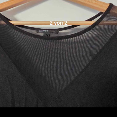 Abito in mesh nero