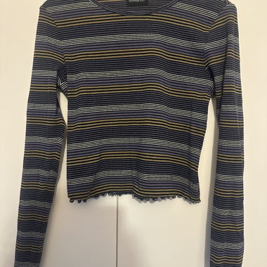 Ribbed Long-Sleeve Top
