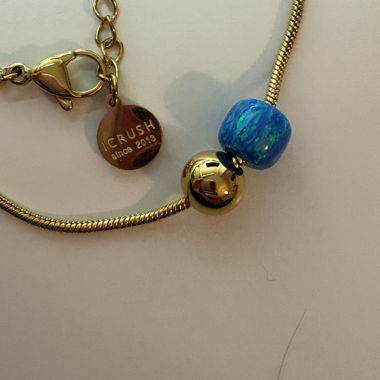 Icrush necklace gold