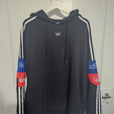 Hoodie Adidas nero rosso blu !
