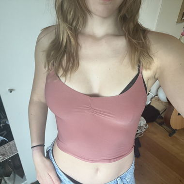 Rosa Cropped Top von Aerie