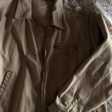 Beige Dickies-Jacke Grösse L