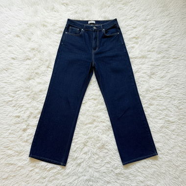 Jean large bleu fonce