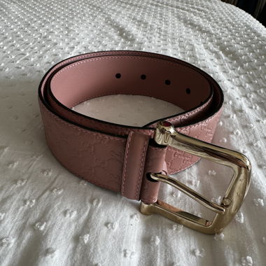 Rosa Gucci Damengürtel