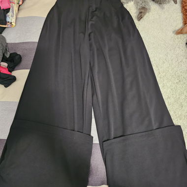 Zebra Black Trousers XS