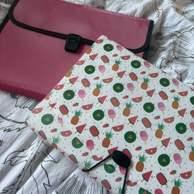 A4 Dokumentenmappe Rosa