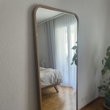 Westwing Wandspiegel Levan Eichenholzrahmen 160x60