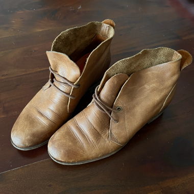 Stiefelette aus Leder