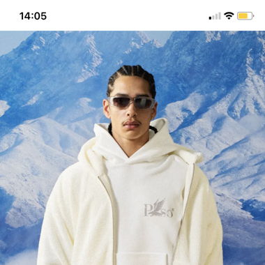Peso Teddy fleece Zip M