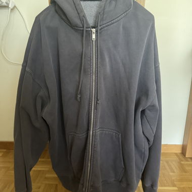 Brandy Melville Zip Hoodie - Dark Blue