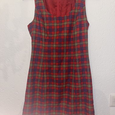 Robe sans manches à carreaux Esprit